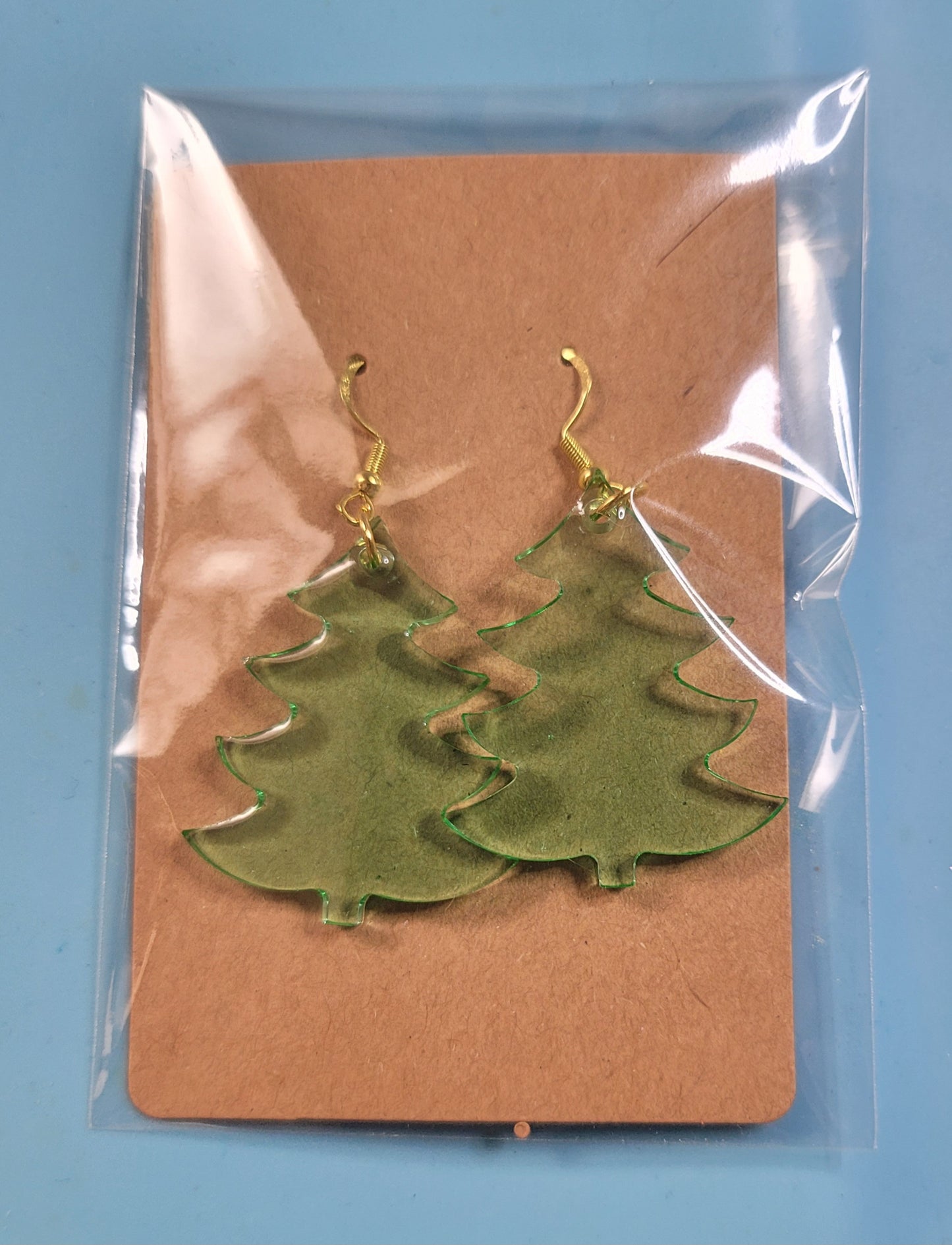 Christmas tree earrings