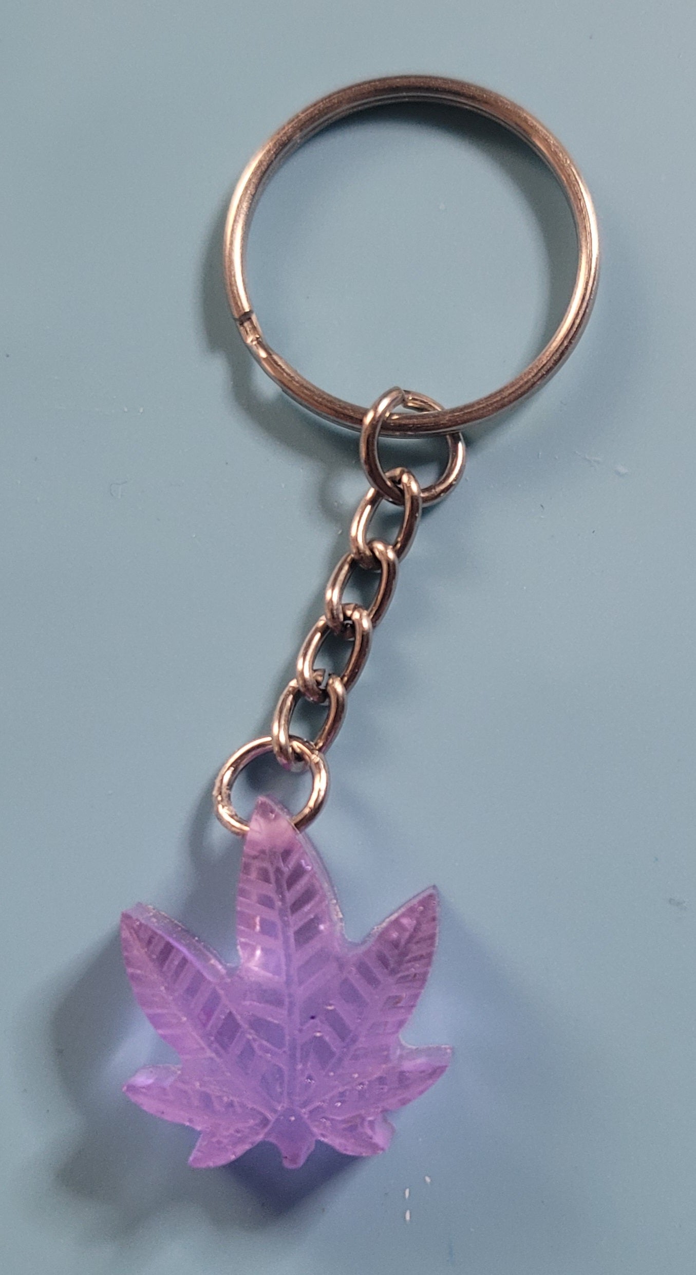 Leaf keychains