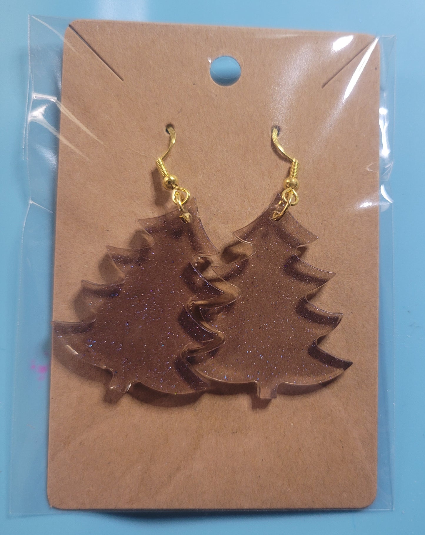 Christmas tree earrings