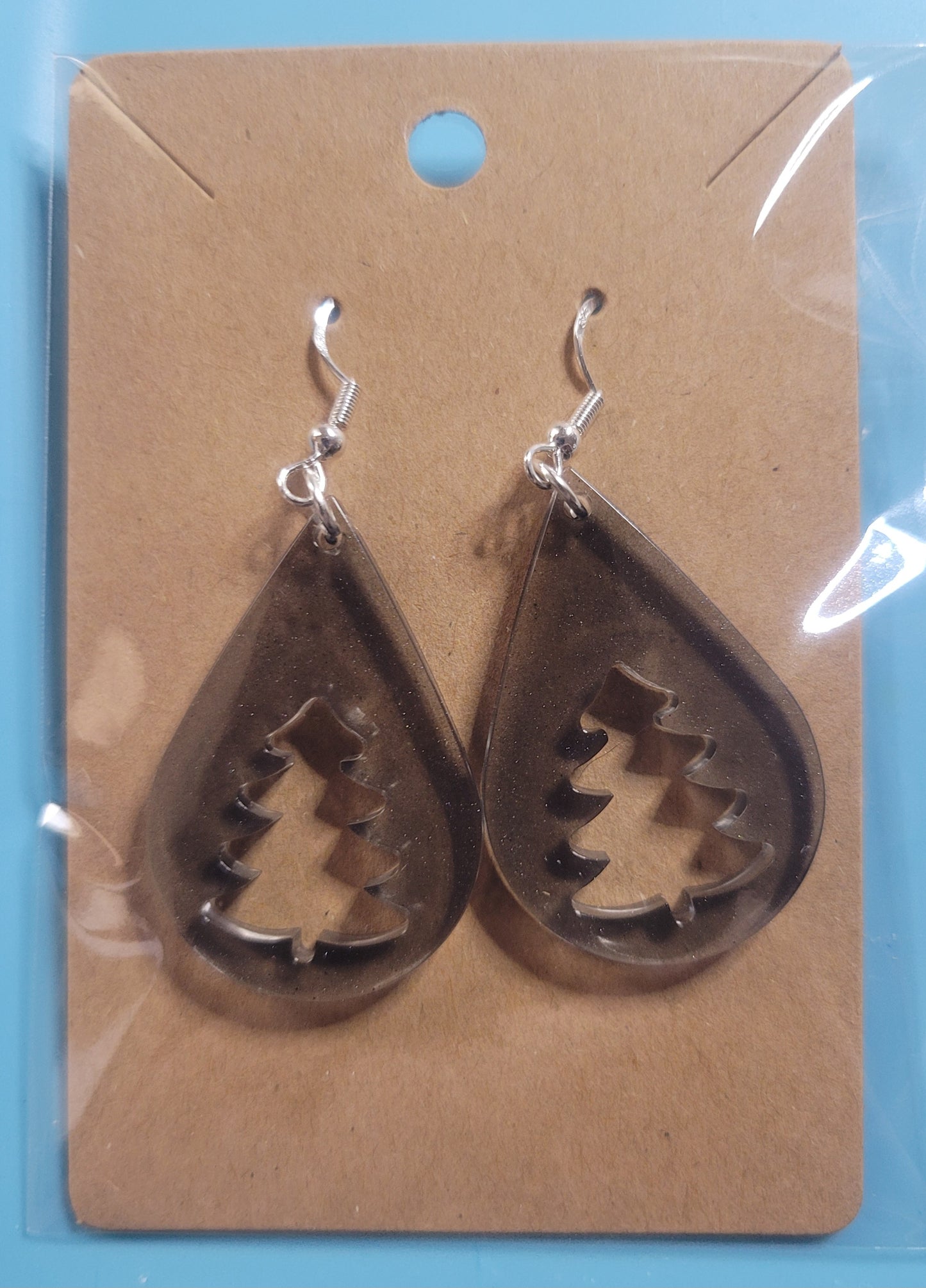 Christmas tree earrings