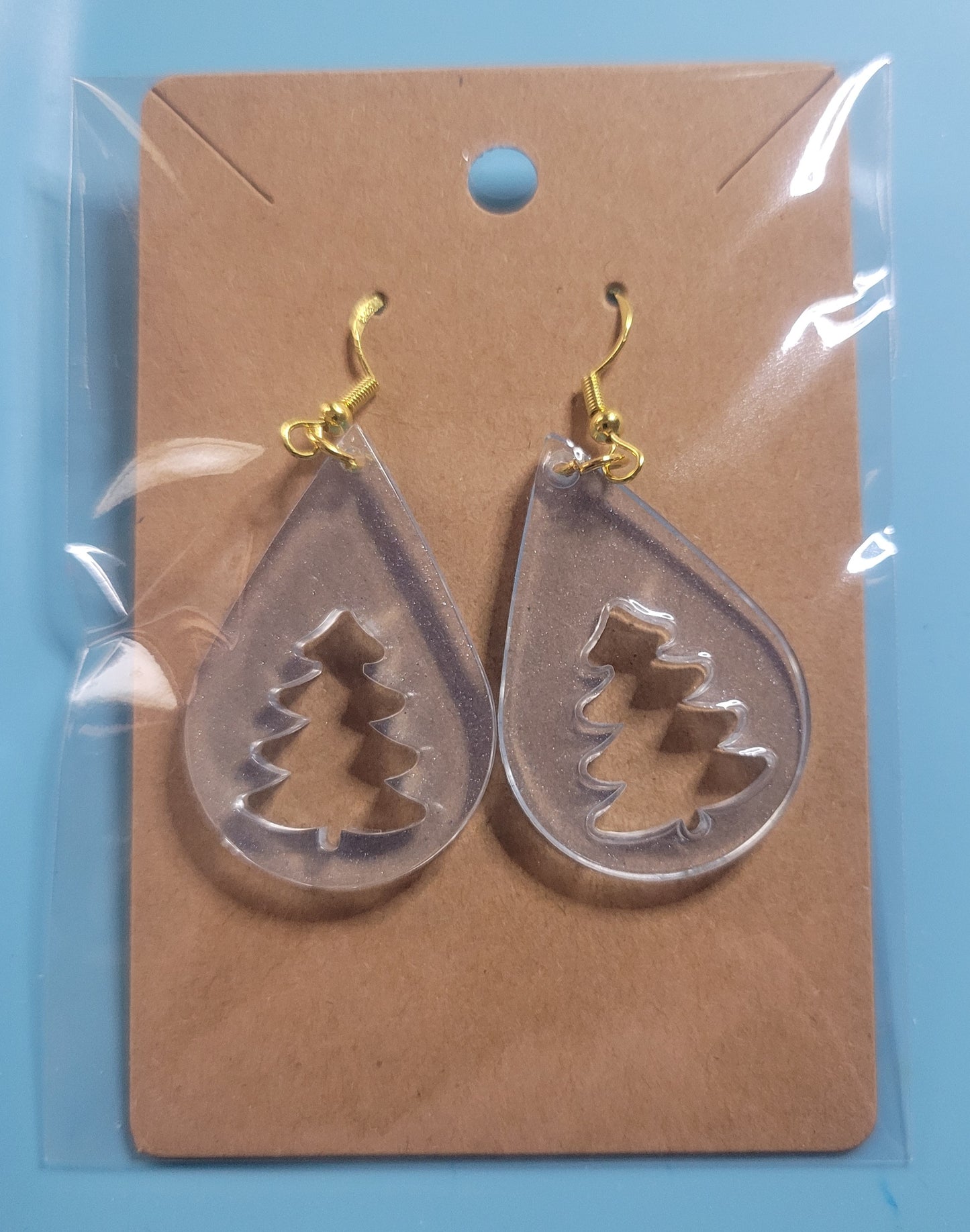 Christmas tree earrings